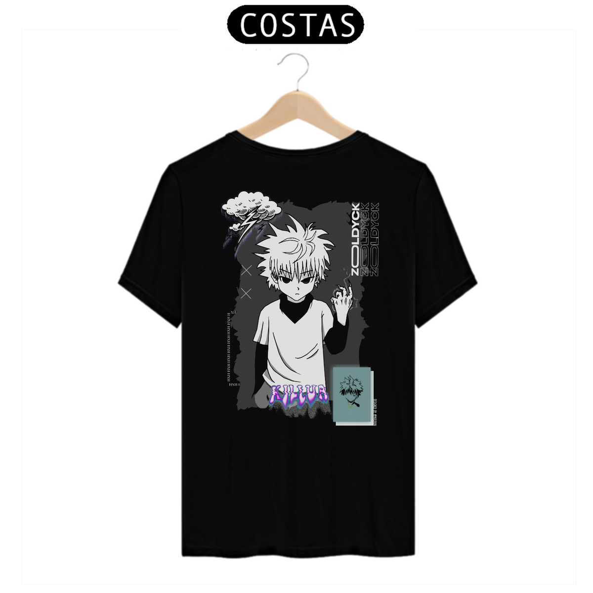 Nome do produto: Killua Zoldyck v.1 - Hunter x Hunter (costas)