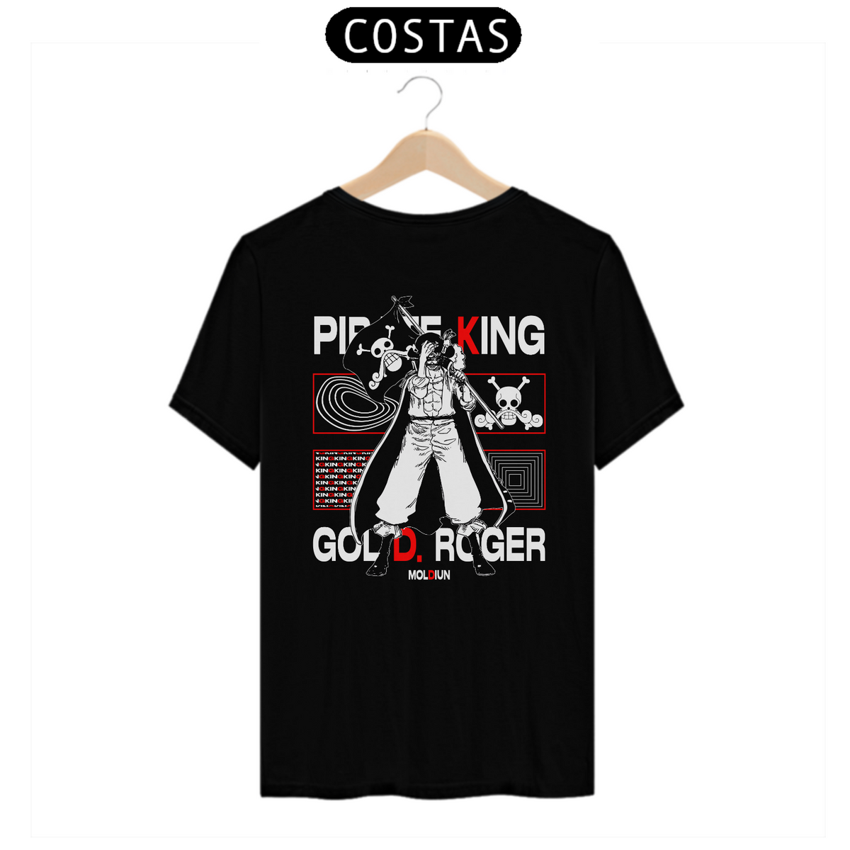 Nome do produto: Gol D. Roger - One Piece (costas)