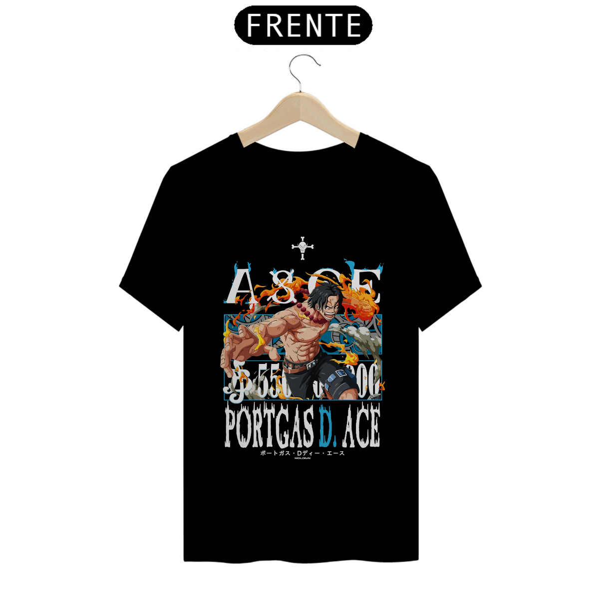 Nome do produto: Portgas D. Ace - One Piece (frente)