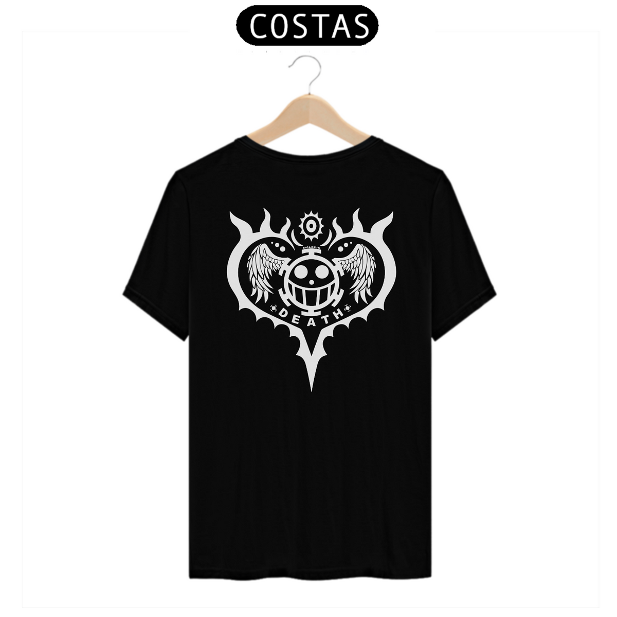 Nome do produto: Law Heart - One Piece (costas)