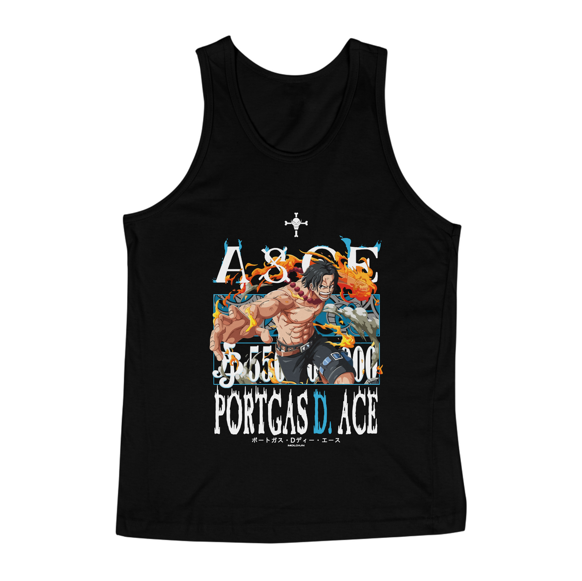 Nome do produto: Portgas D. Ace - One Piece (frente)