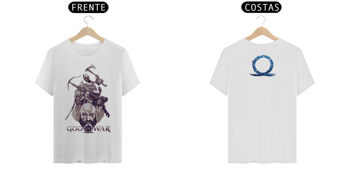 Nome do produto: Camiseta manga curta God of war