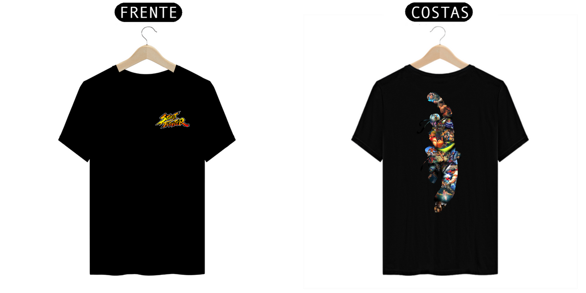 Nome do produto: Street Fighter - T-Shirt