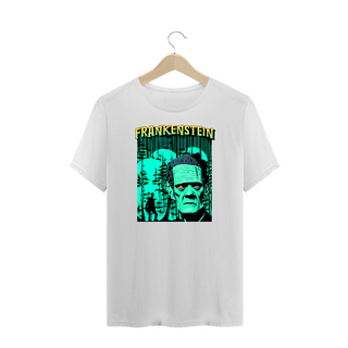 Camiseta Frankenstein Plus Size Oversized 100% Algodão