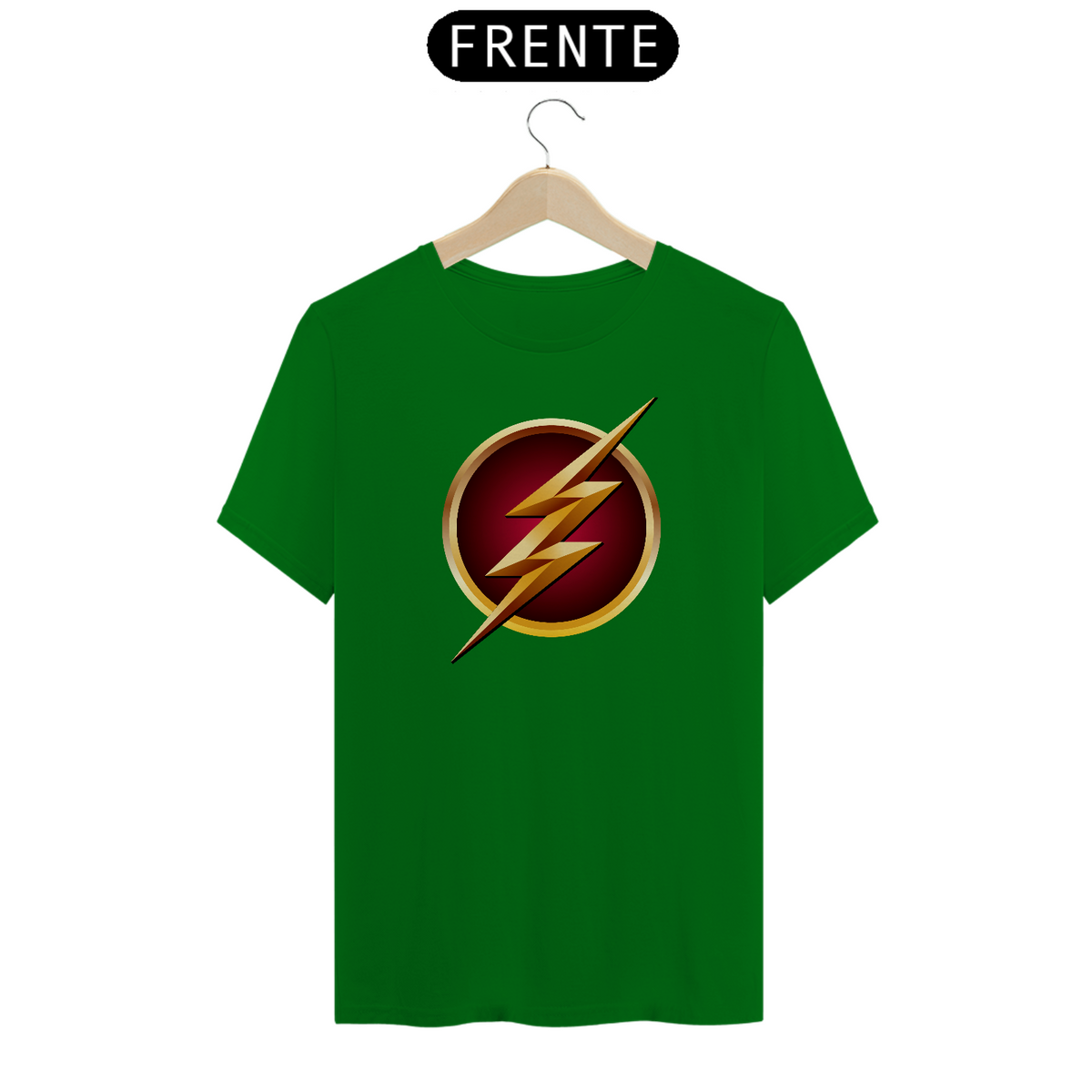 Nome do produto: Camiseta The Flash 100% Algodão