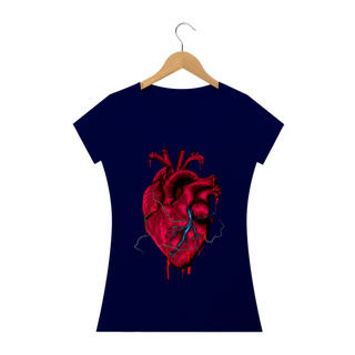 Nome do produtoT-shirt - baby look - Heart