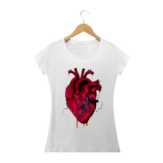 Nome do produtoT-shirt - baby look - Heart