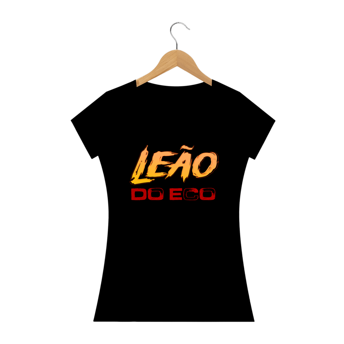 Nome do produto: T-shirt - baby look - Leao do eco