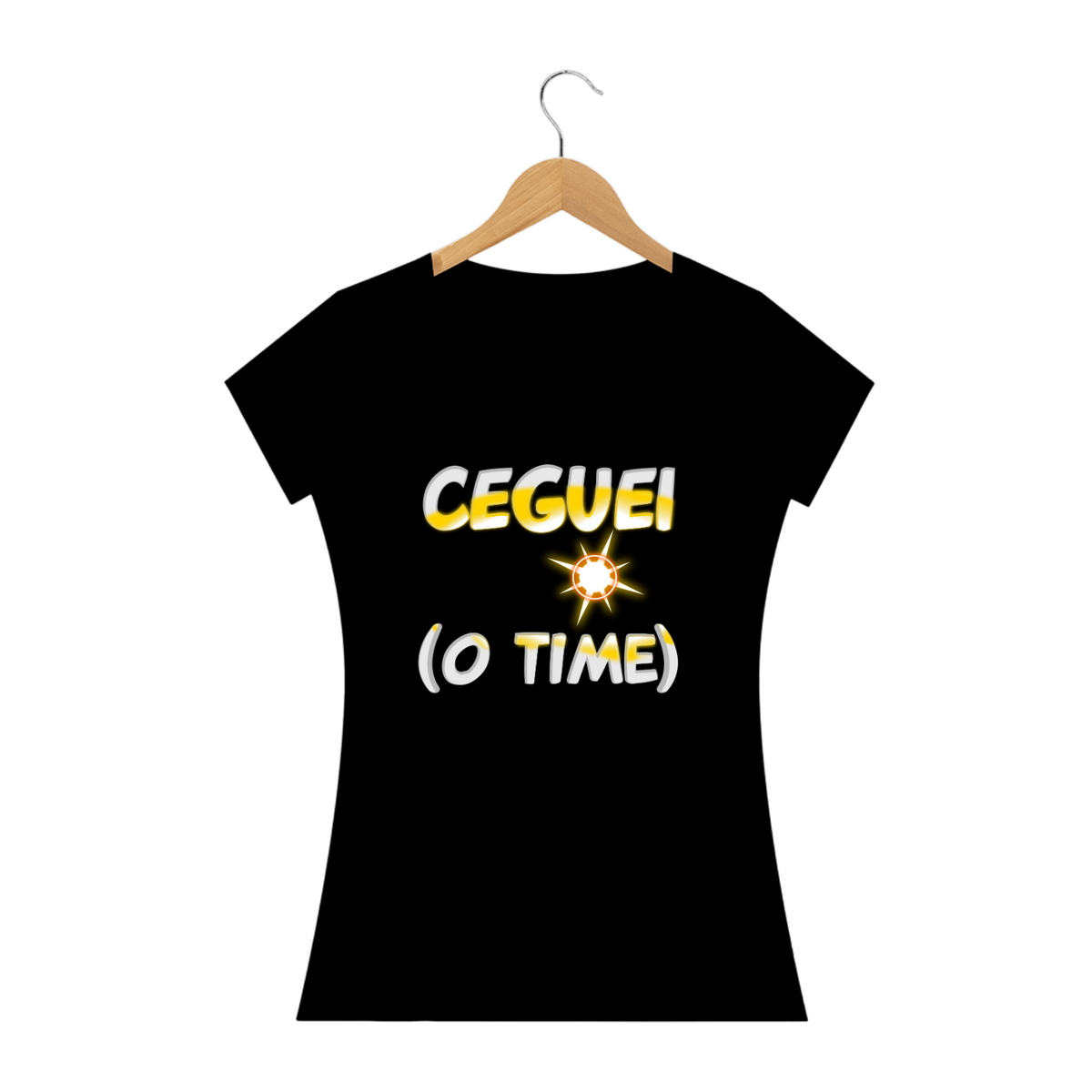 Nome do produto: T-shirt - baby look - Ceguei o time