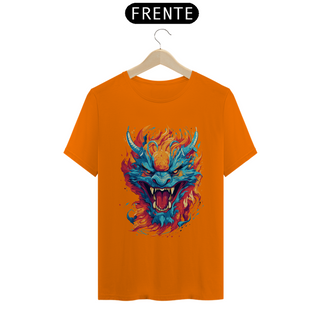Camisa Dragão Chinês | Blue & Orange Chinese Dragon