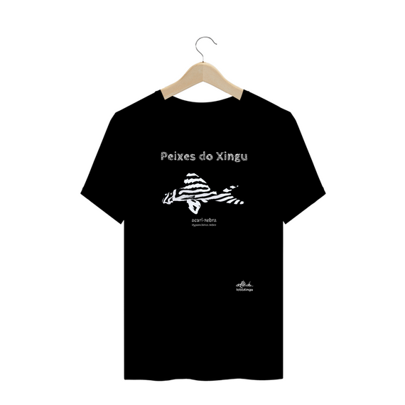 Camiseta Acari-zebra (Black) - Plus Size