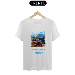 Nome do produtoCamiseta Prime -  Sempre é Tempo de Viajar