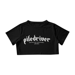 Nome do produtoCropped Piledriver Classic - Preto