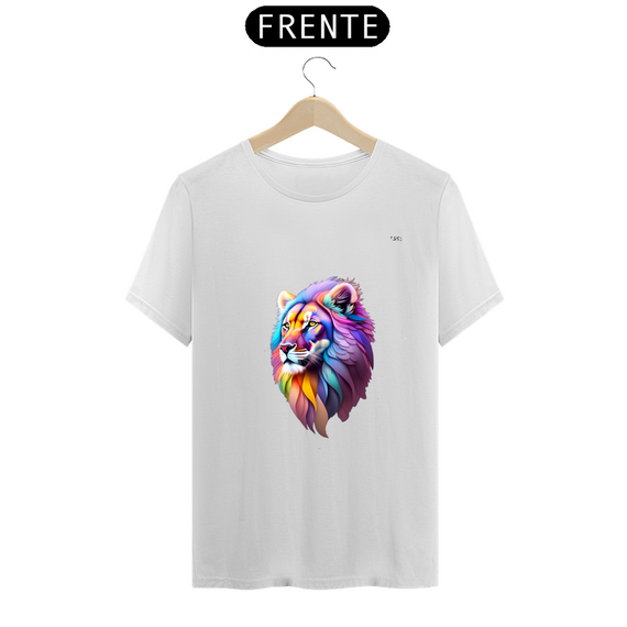 Camisa masculina estampa de leão
