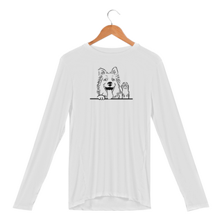Camiseta Manga Longa Sport Dry Minimalista Simpatinha