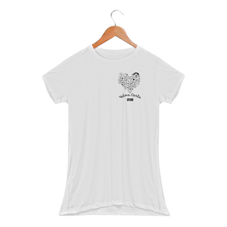 T-Shirt Sport UV Minimalista Coração Canino