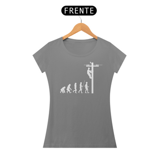 Nome do produtoCamiseta Feminina Evolução Eletricista