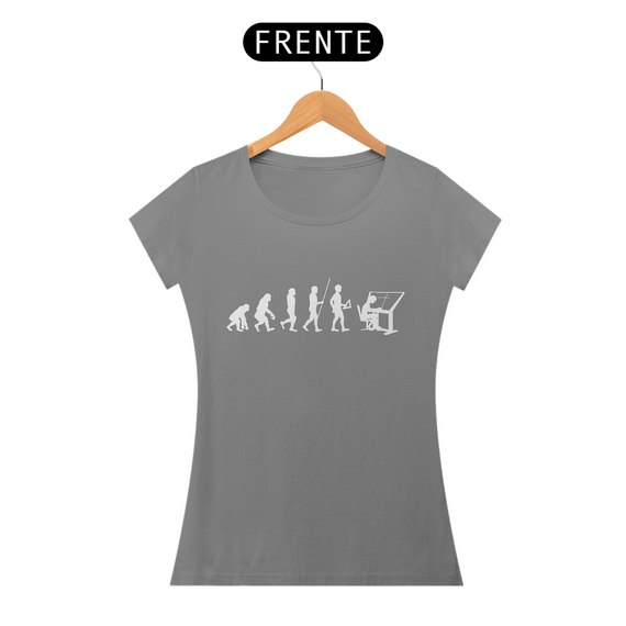 Camiseta Feminina Evolução Projetista