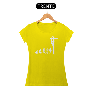 Nome do produtoCamiseta Feminina Evolução Eletricista