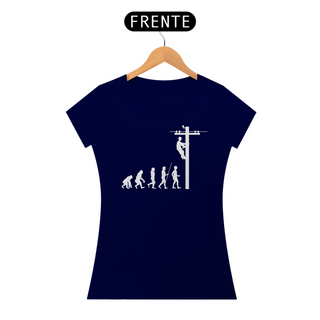 Nome do produtoCamiseta Feminina Evolução Eletricista