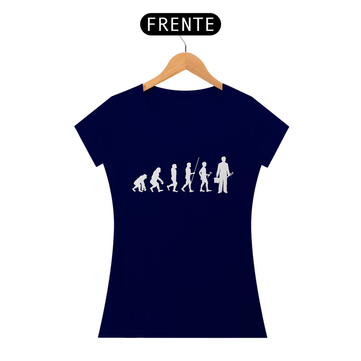 Nome do produto: Camiseta Feminina Evolução Técnico(a) de Manutenção