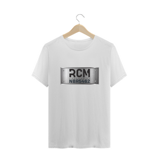 T-Shirt Plus Size RCM baseado na NBR5462 Branca