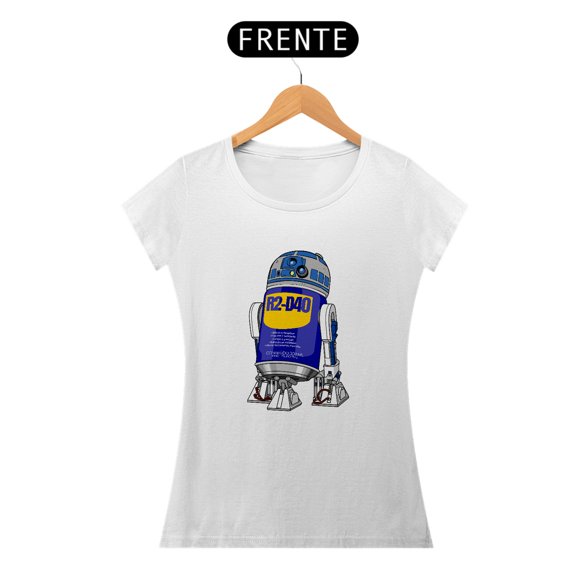 Nome do produto: Camiseta Feminina R2-D40