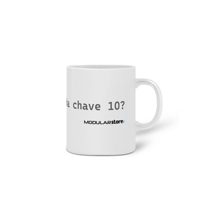 Nome do produtoCaneca Alguém viu minha chave 10?