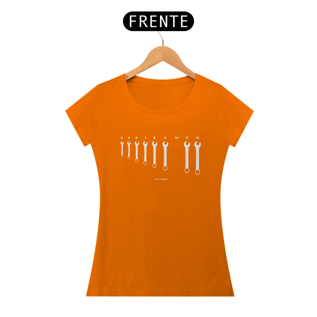 Nome do produto: Camiseta Feminina Kit de Chaves Combinadas