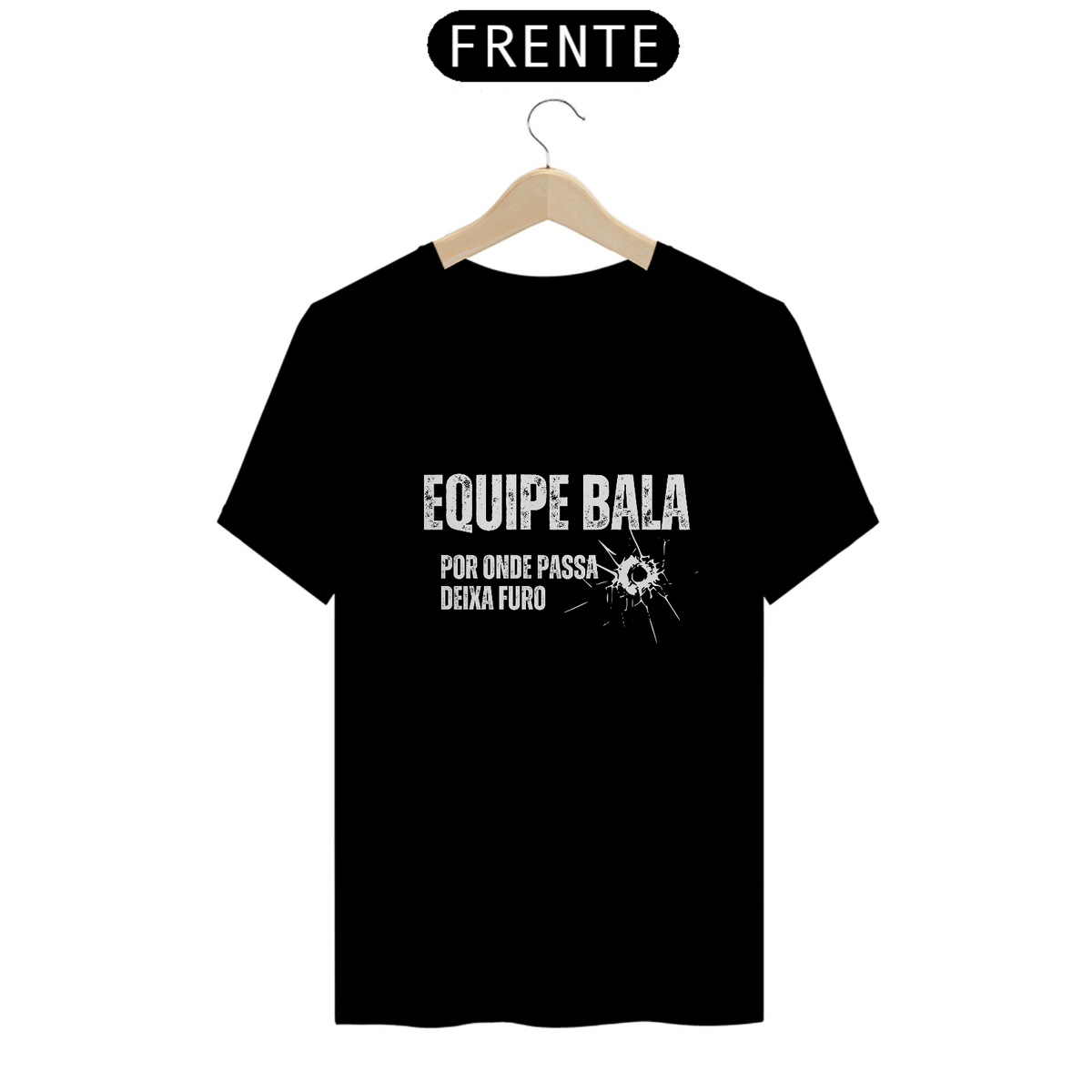 Nome do produto: Camiseta Masculina Equipe Bala