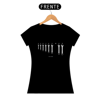 Nome do produtoCamiseta Feminina Kit de Chaves Combinadas