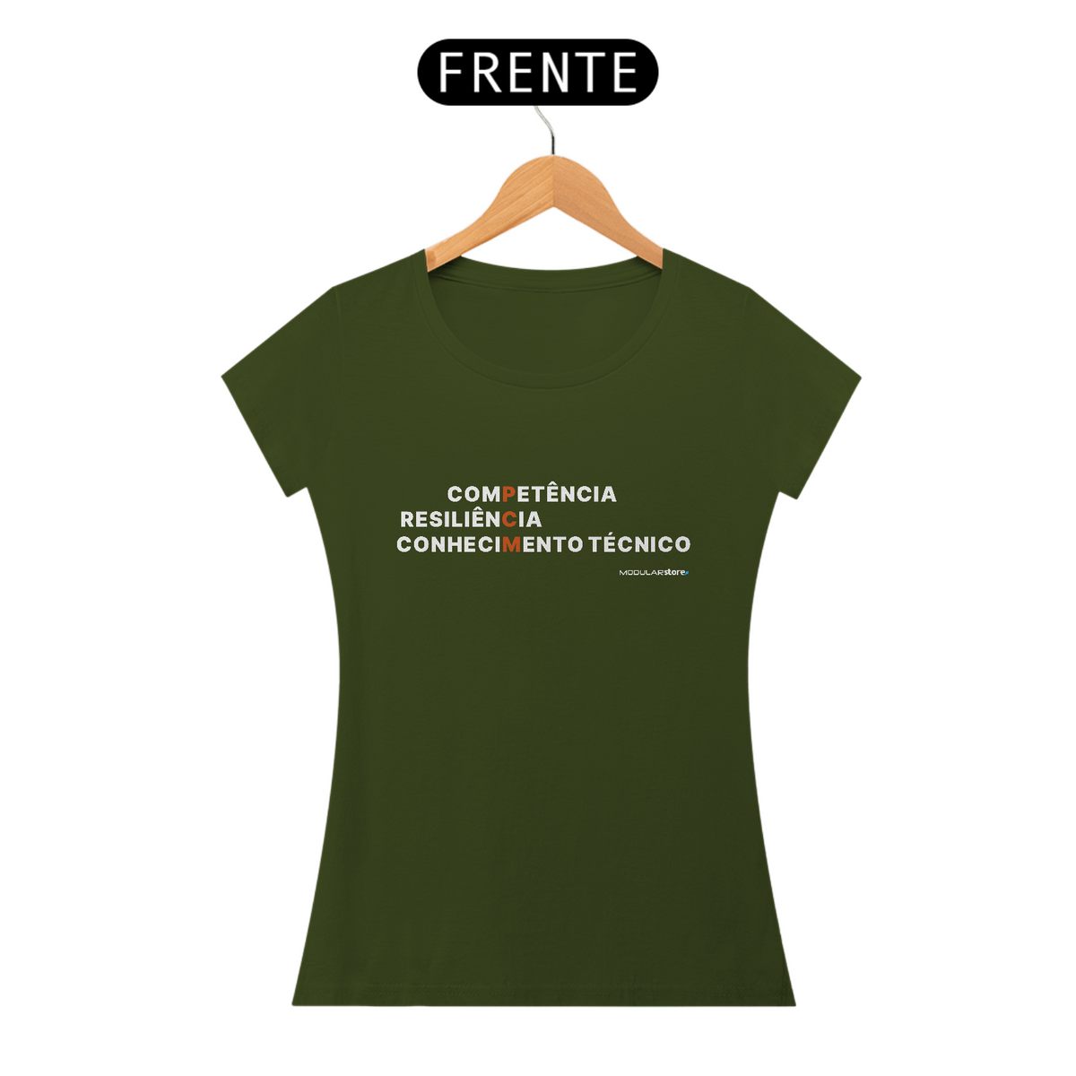 Nome do produto: Camiseta Feminina Valores do PCM