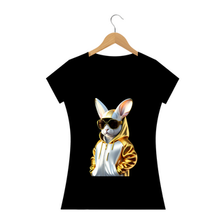 Nome do produtoCAMISETA  BABY LONG GATO GANGSTER CASACO DOURADO ALTO PADRÃO