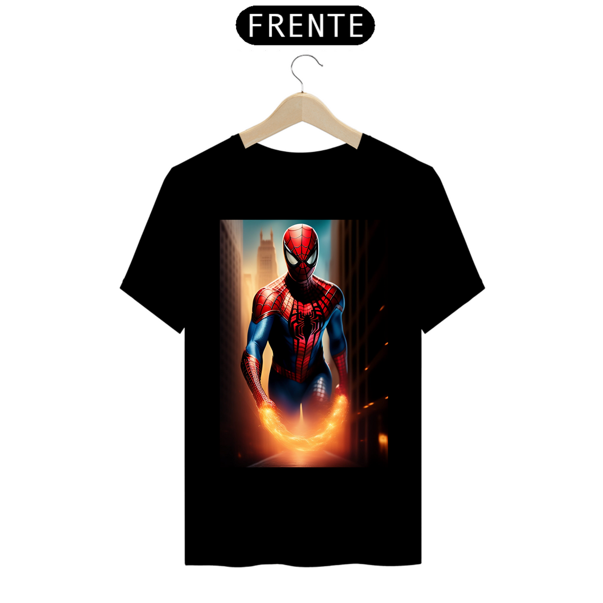 Nome do produto: CAMISETA SUPER HERO HOMEM ARANHA