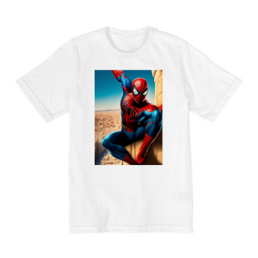 camisa homen aranha infantil