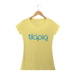 Tilápia - Logo Azul Feminino