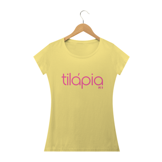 Tilápia - Logo Rosa Feminino
