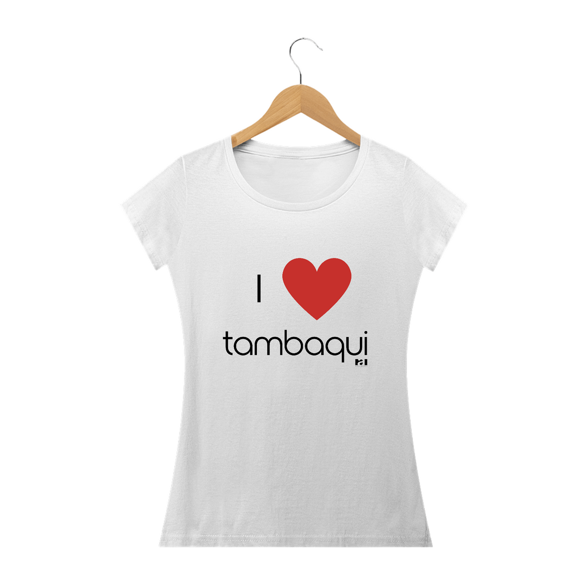Nome do produto: I love Tambaqui - Feminina Texto Preto