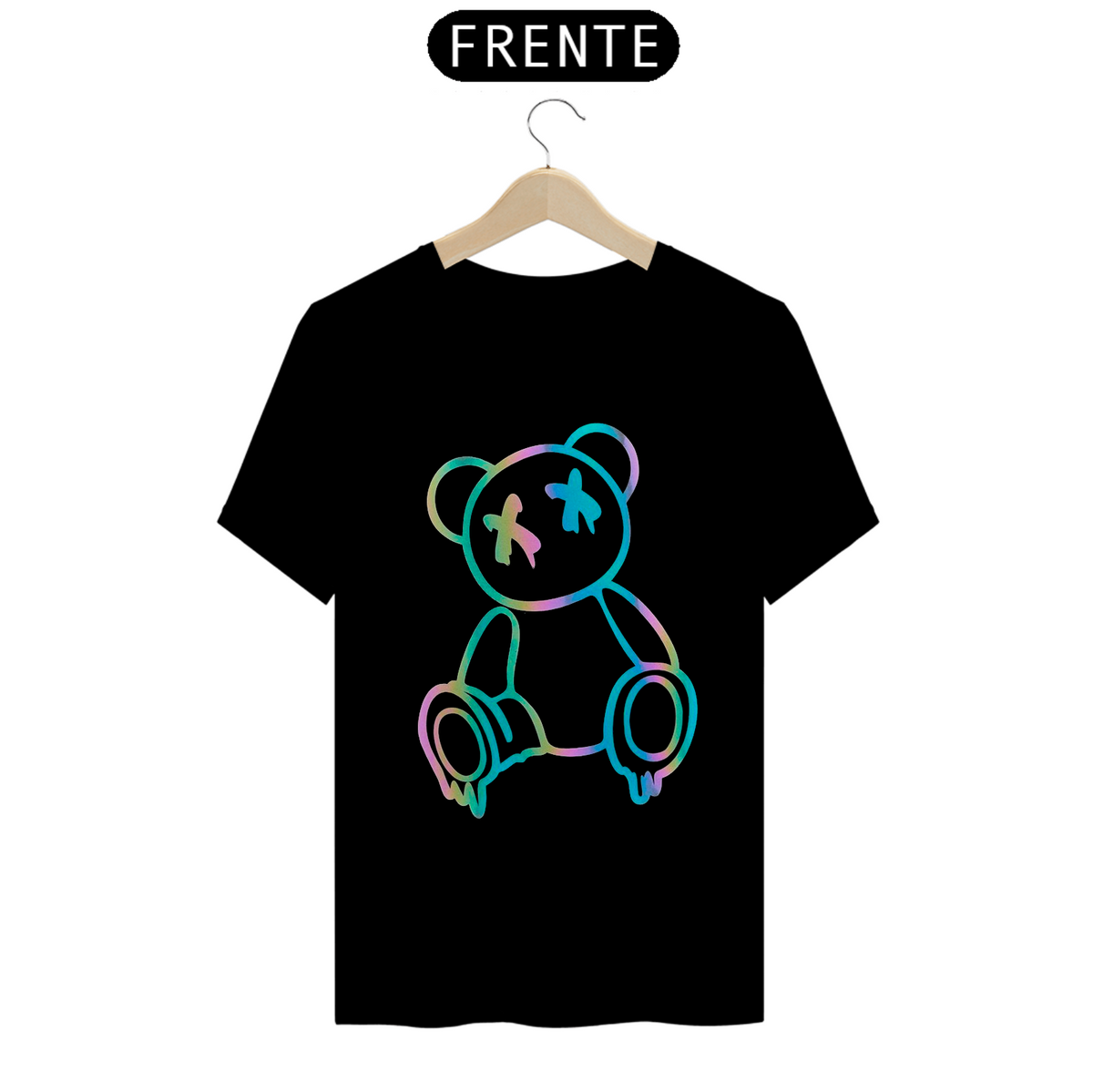 Nome do produto: Camiseta Urso Neon