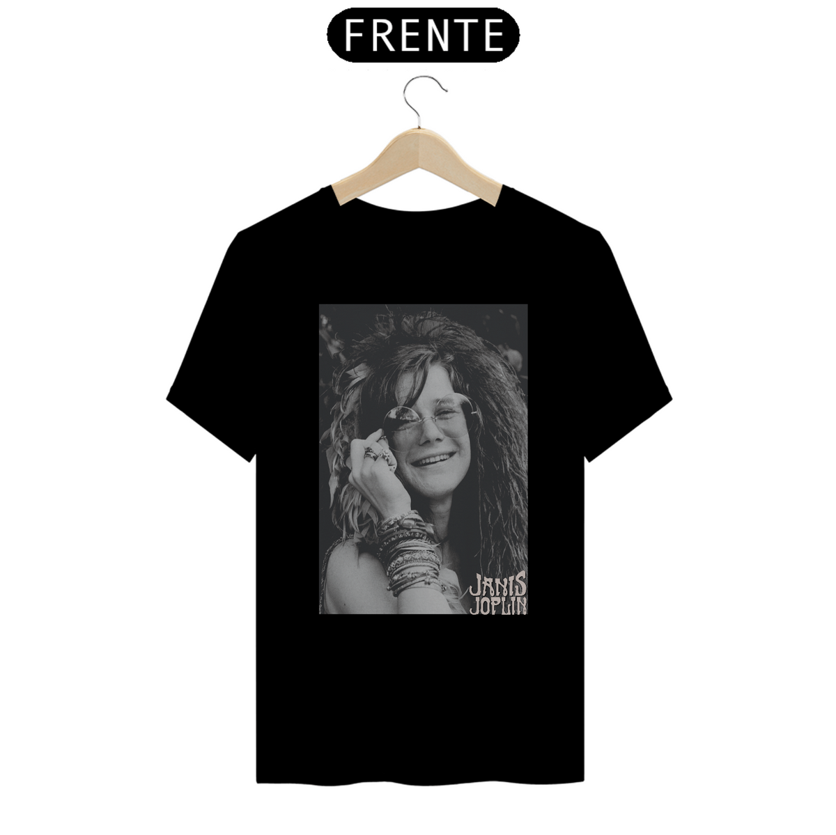 Nome do produto: Camiseta Janis Joplin
