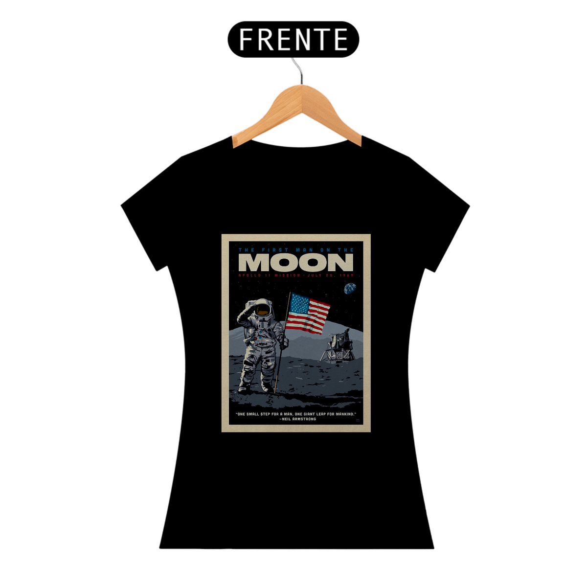 Nome do produto: Camisa Missão Lua Baby Long