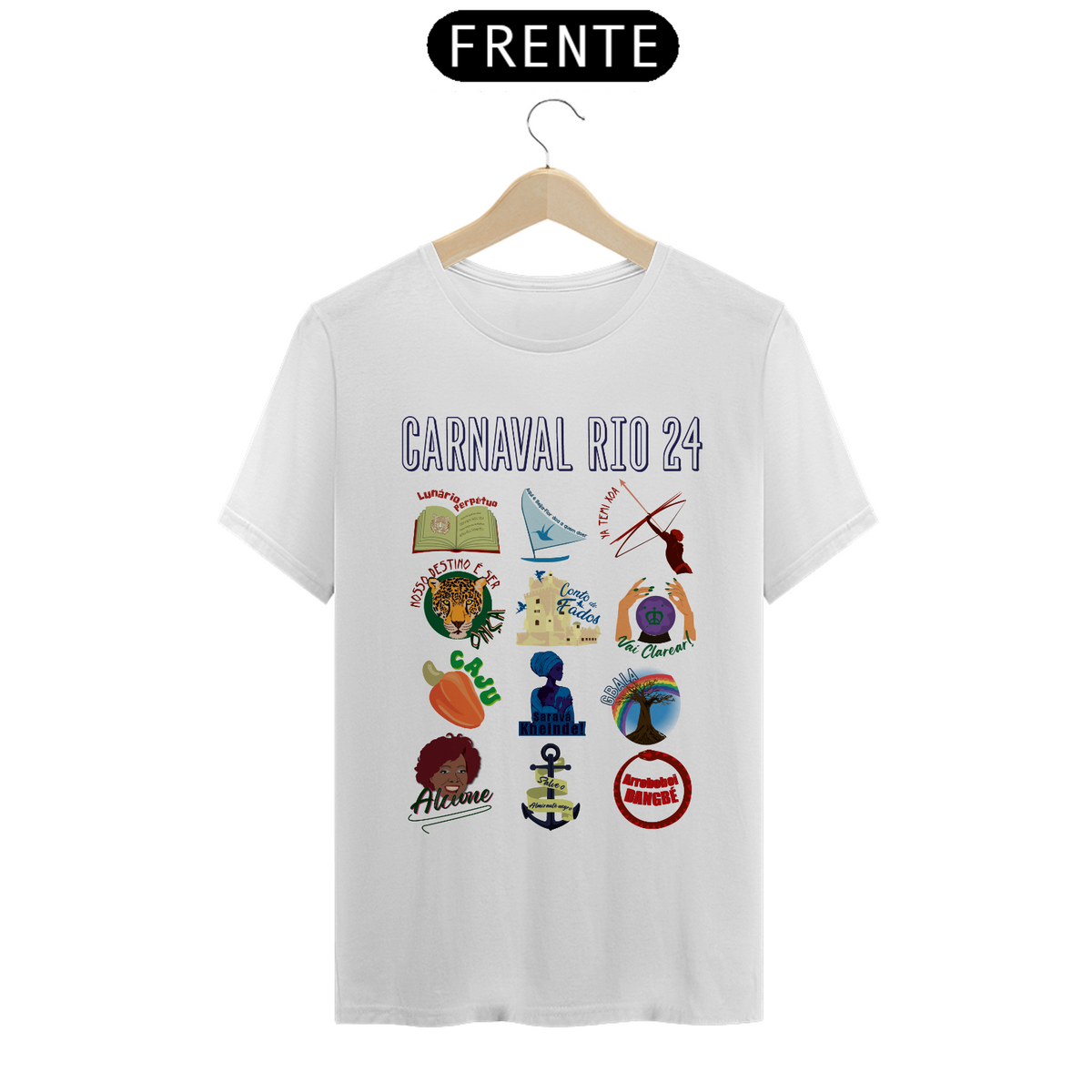 Nome do produto: Camiseta Carnaval Rio 2024