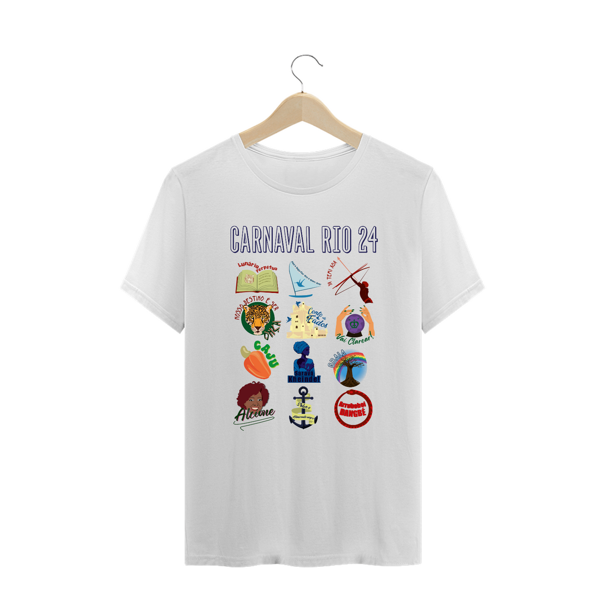Nome do produto: Camiseta Plus Carnaval Rio 2024