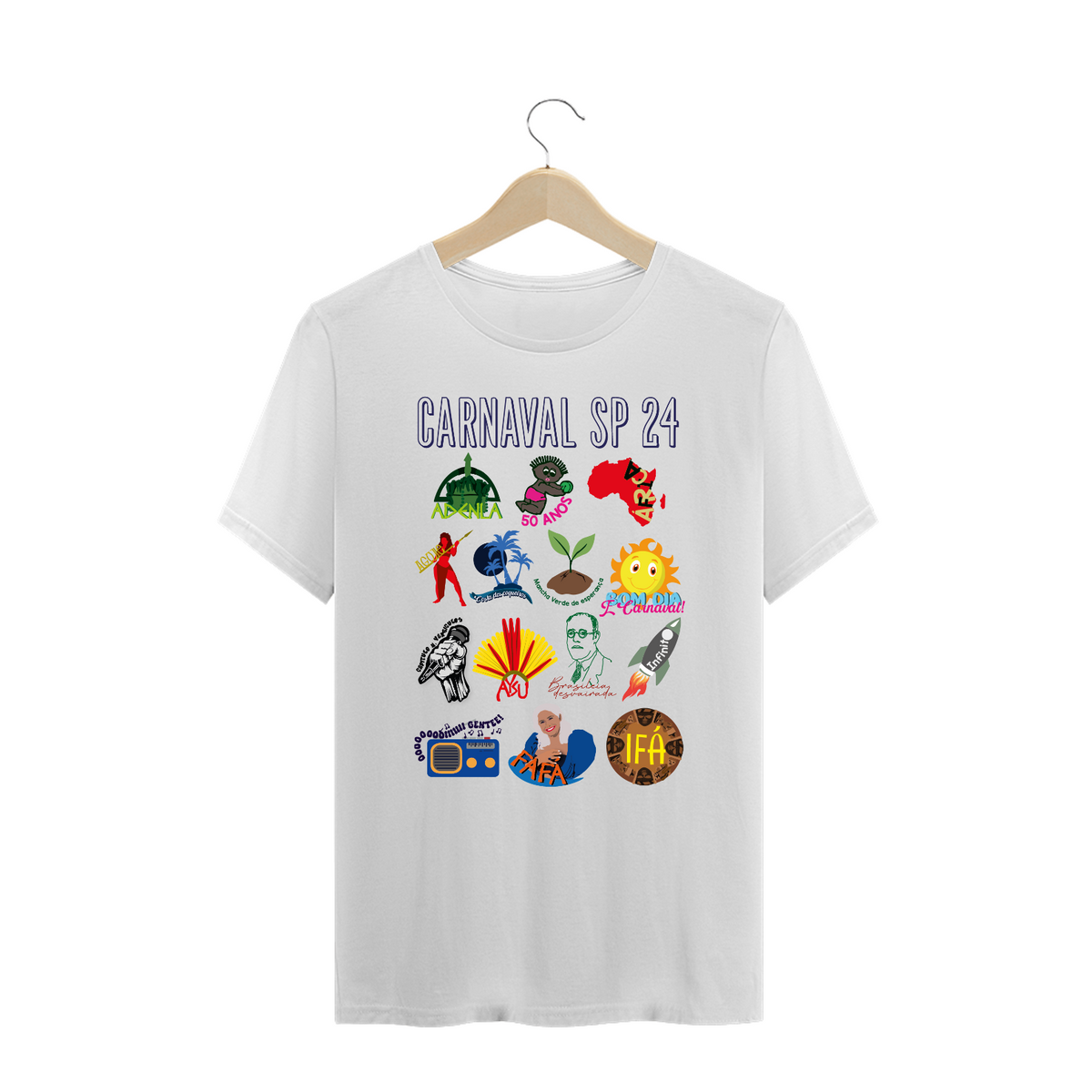 Nome do produto: Camiseta Plus Carnaval SP 2024