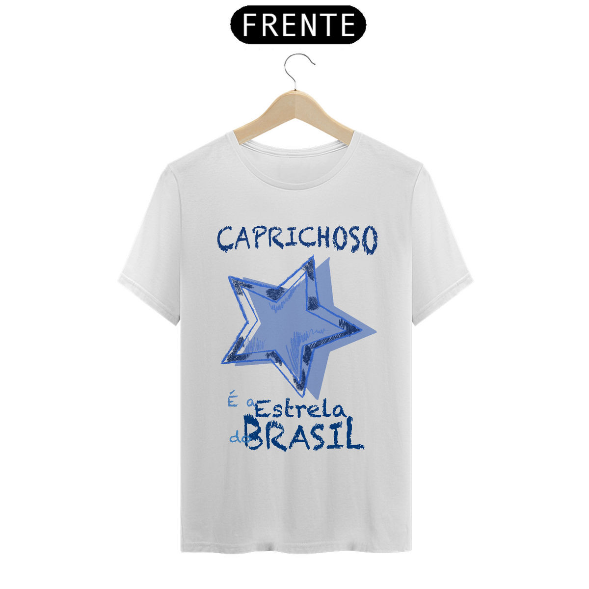 Nome do produto: Camiseta Estrela do Brasil