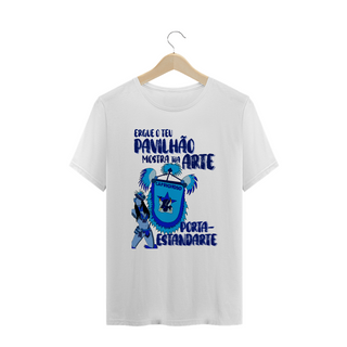 Camiseta Plus Porta-Estandarte Azulada