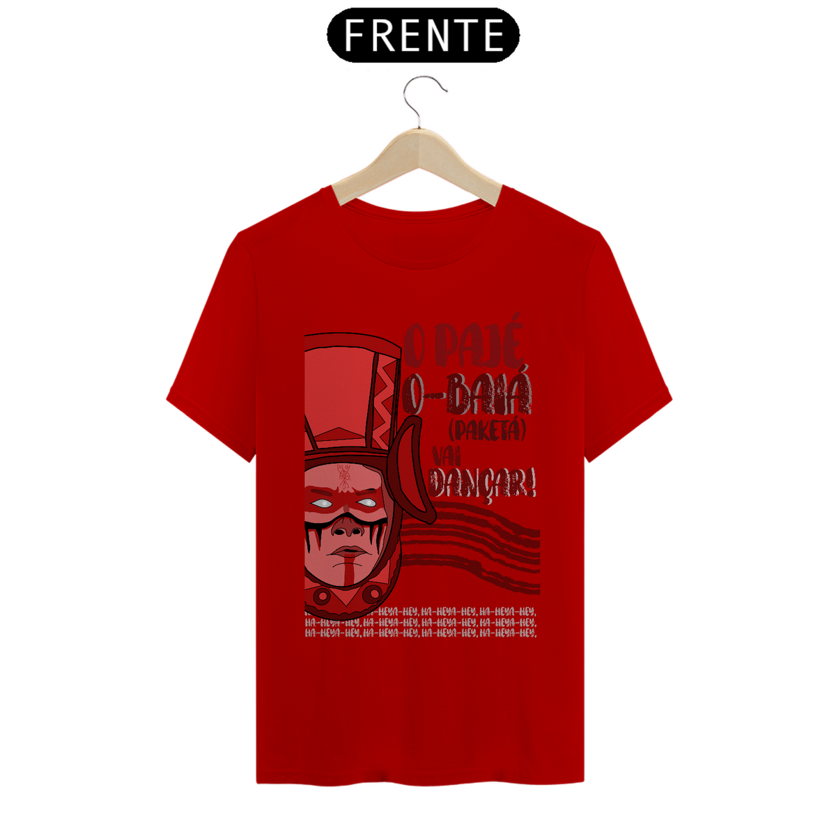 Nome do produto: Camiseta Pajé Vermelho