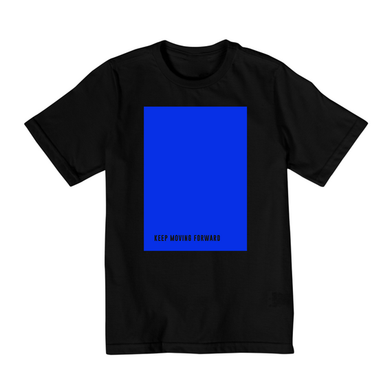 Camiseta infantil (10 a 14) cor Pantonne:  Azul  (edição 1)