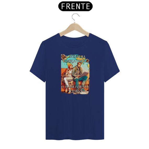 Camiseta em algodão peruano - PIMA- masculina – Coleção viagens estampa 2
