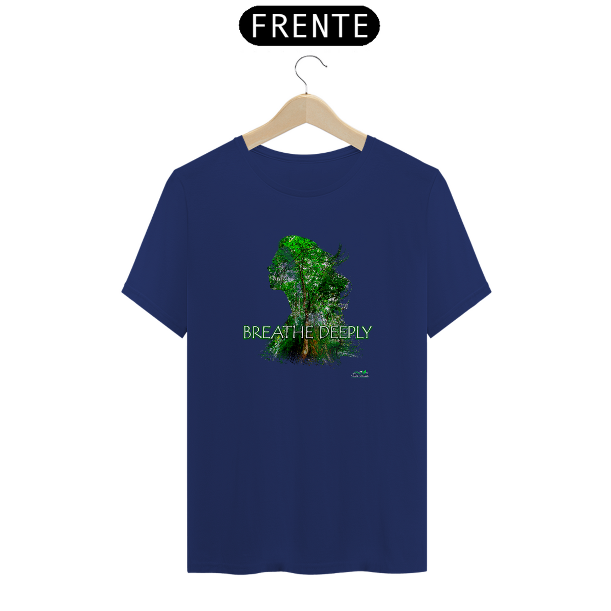 Nome do produto: Espirito da floresta 2 - Camiseta em algodão peruano - PIMA masculina